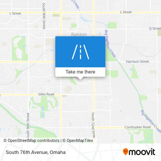 Mapa de South 76th Avenue
