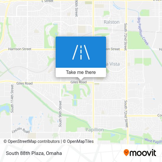 South 88th Plaza map