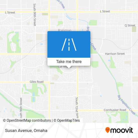 Mapa de Susan Avenue