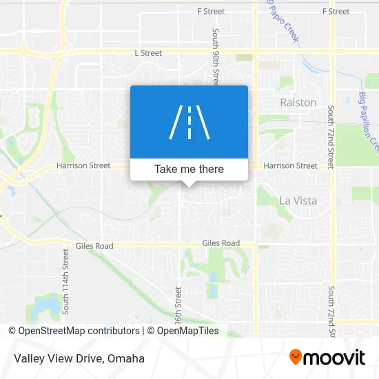 Valley View Drive map
