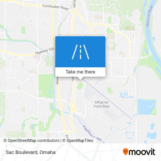 Mapa de Sac Boulevard