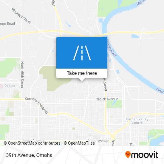 Mapa de 39th Avenue