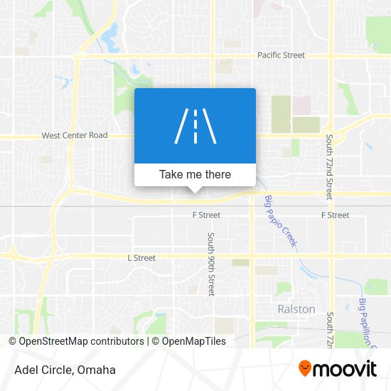 Mapa de Adel Circle