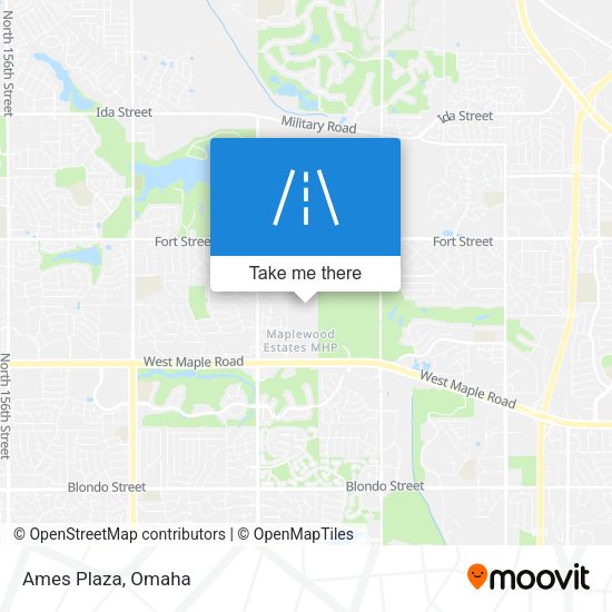 Mapa de Ames Plaza