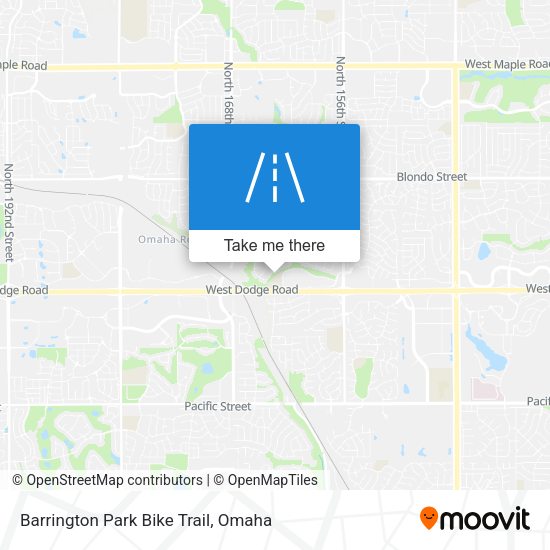 Barrington Park Bike Trail map