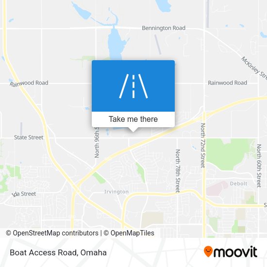Mapa de Boat Access Road