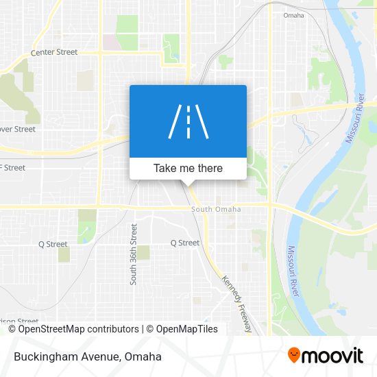 Mapa de Buckingham Avenue