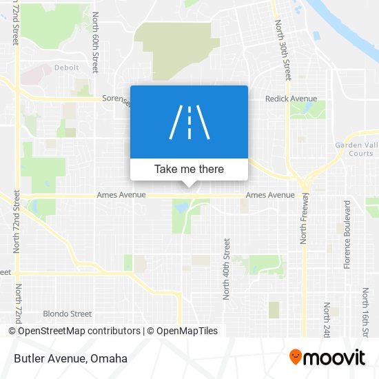 Butler Avenue map