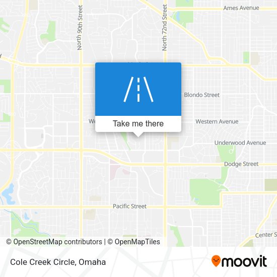 Cole Creek Circle map