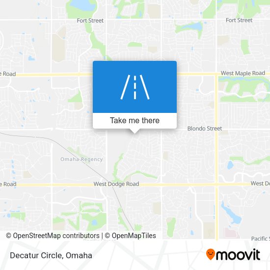 Mapa de Decatur Circle