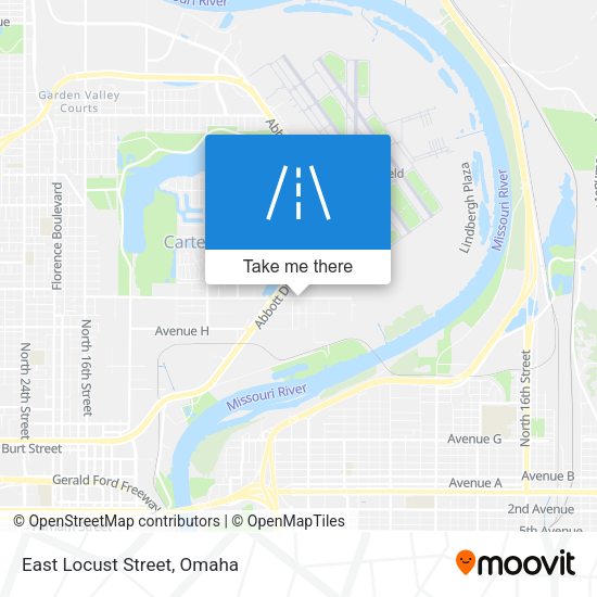 Mapa de East Locust Street