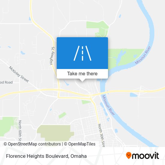 Florence Heights Boulevard map