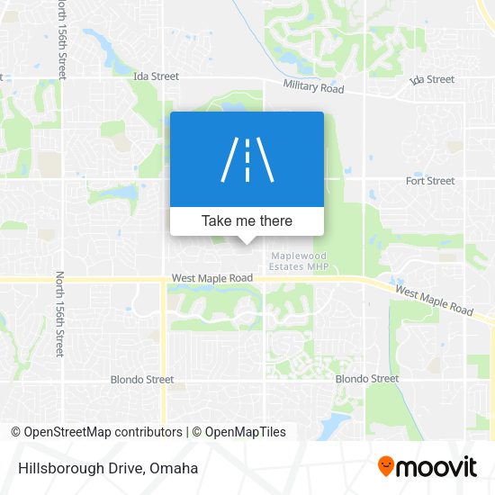 Mapa de Hillsborough Drive