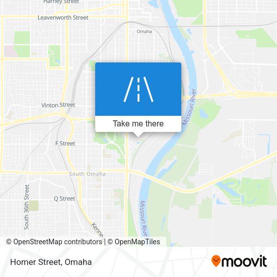 Mapa de Homer Street