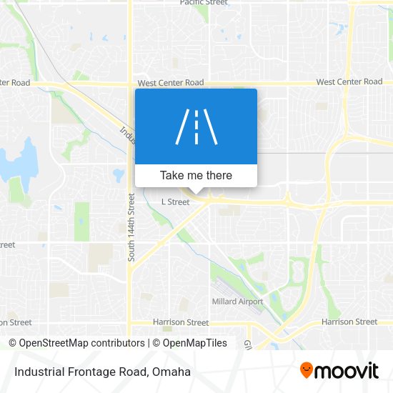 Industrial Frontage Road map