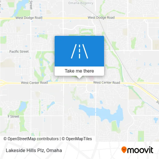 Lakeside Hills Plz map