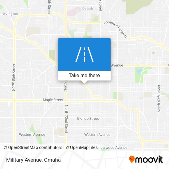 Mapa de Military Avenue