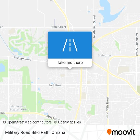 Military Road Bike Path map