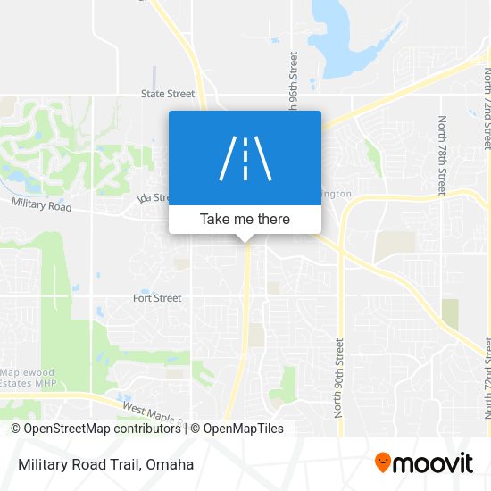 Mapa de Military Road Trail