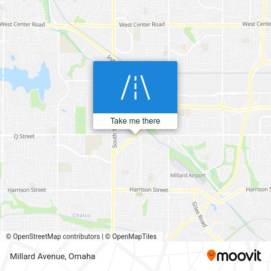Millard Avenue map