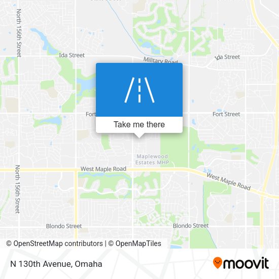 Mapa de N 130th Avenue