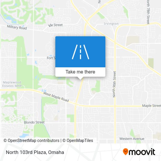Mapa de North 103rd Plaza