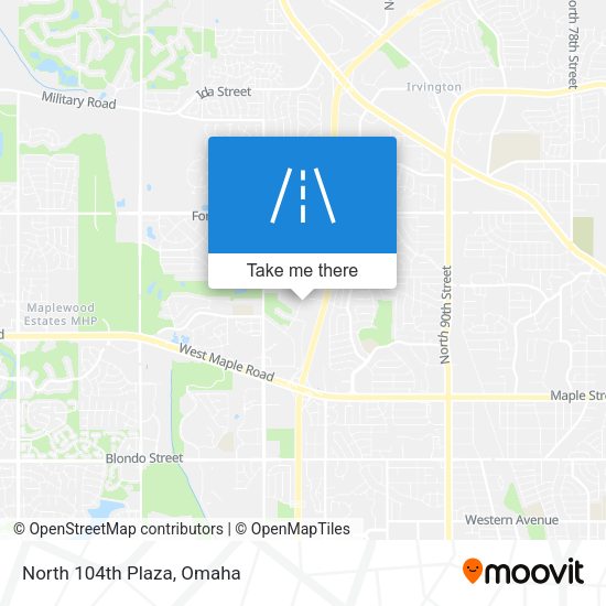 Mapa de North 104th Plaza