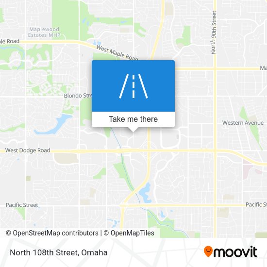 Mapa de North 108th Street