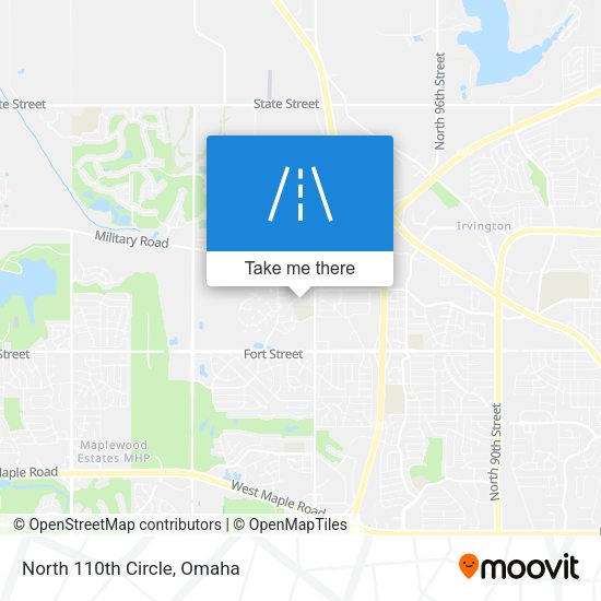 Mapa de North 110th Circle