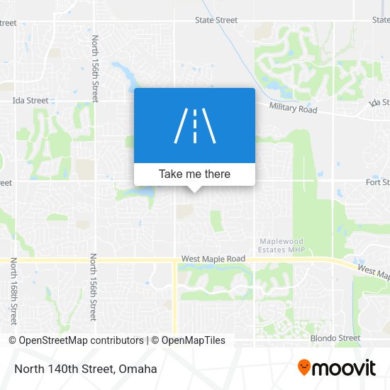 Mapa de North 140th Street