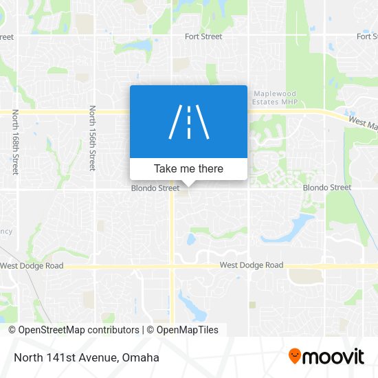 Mapa de North 141st Avenue