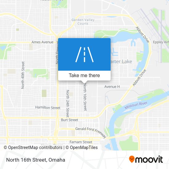 Mapa de North 16th Street