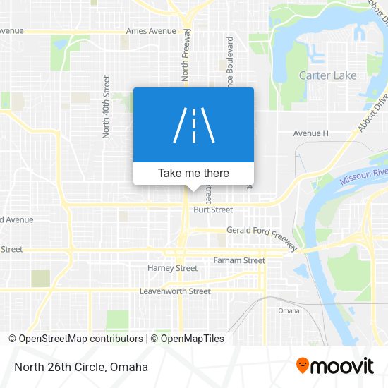 Mapa de North 26th Circle
