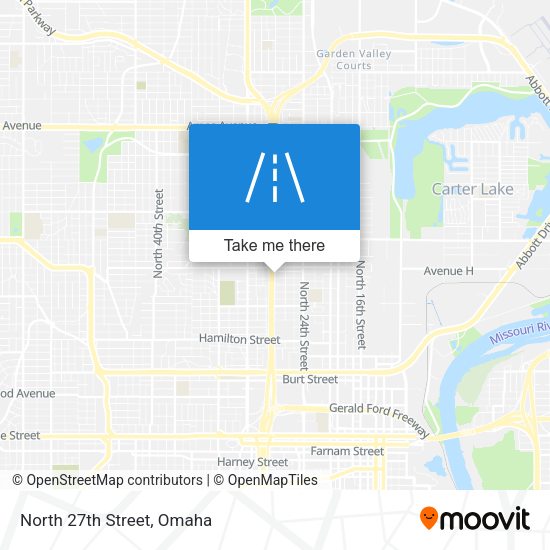 Mapa de North 27th Street