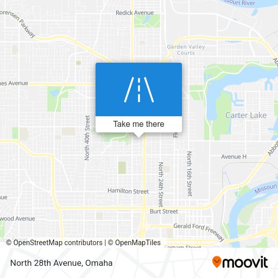 Mapa de North 28th Avenue
