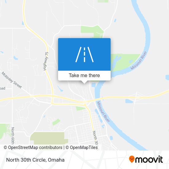 Mapa de North 30th Circle