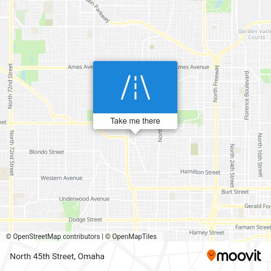 Mapa de North 45th Street