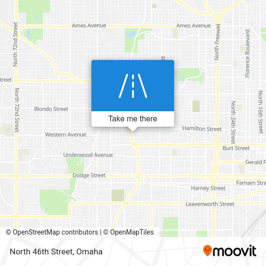 Mapa de North 46th Street