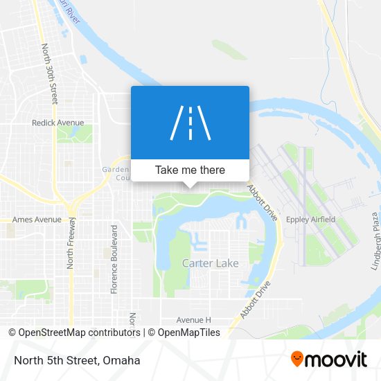 Mapa de North 5th Street