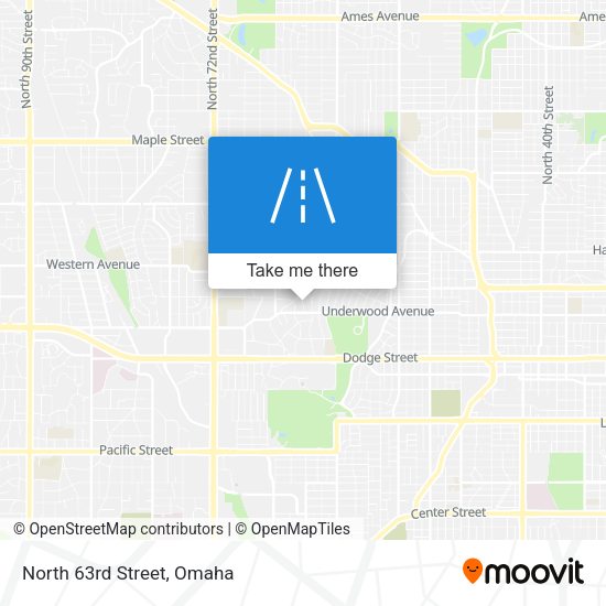 Mapa de North 63rd Street
