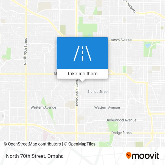 Mapa de North 70th Street