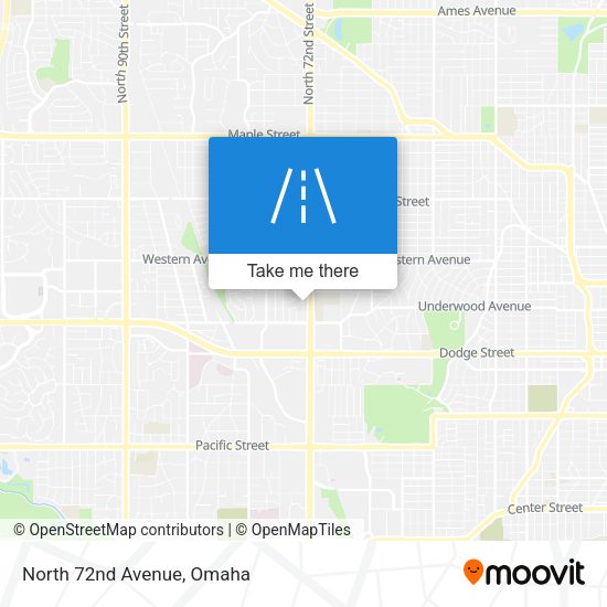 Mapa de North 72nd Avenue