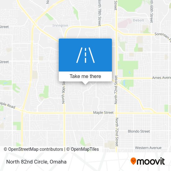 Mapa de North 82nd Circle