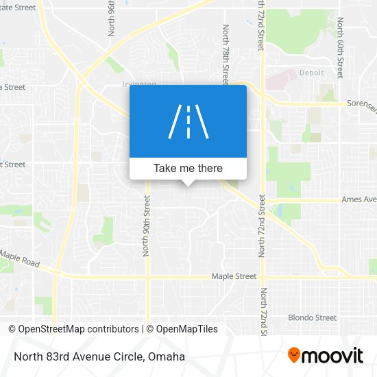 North 83rd Avenue Circle map