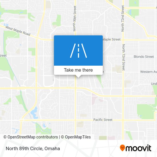 Mapa de North 89th Circle