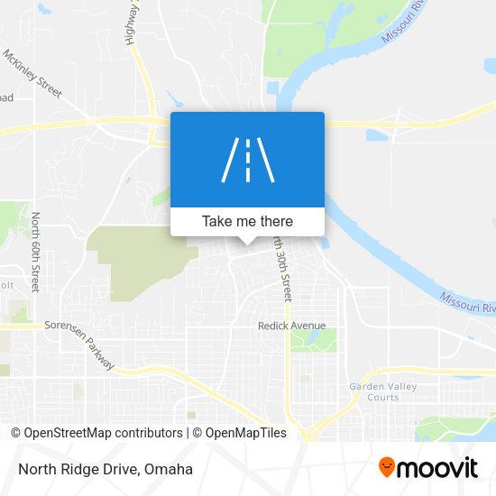 Mapa de North Ridge Drive