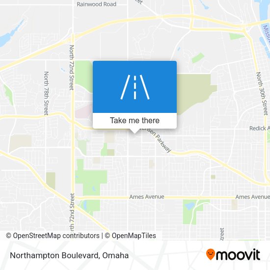 Mapa de Northampton Boulevard