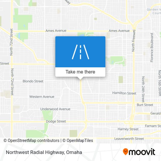 Northwest Radial Highway map