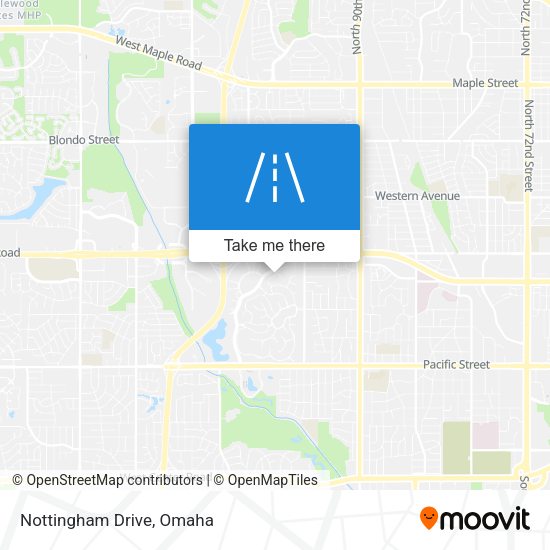 Mapa de Nottingham Drive