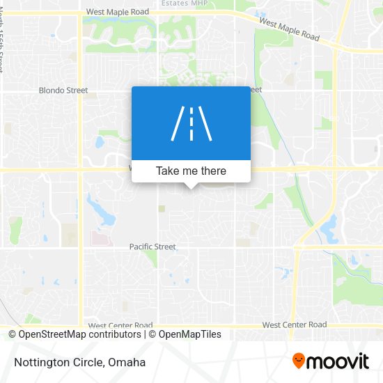 Mapa de Nottington Circle